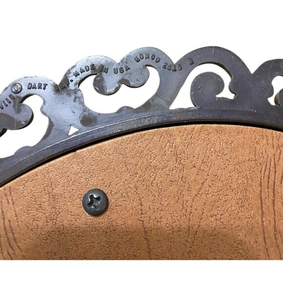 Vintage Set Of 2 Homco Faux Wicker Oval Wall Mirror- Home Interiors 9.5” X 7” - Picture 3 of 3